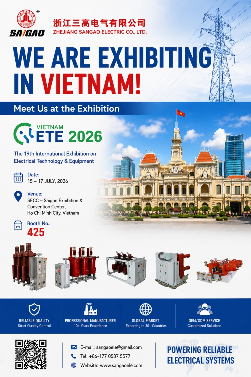 SANGAO примет участие во Вьетнамской выставке ETE & Greenergy Expo 2026